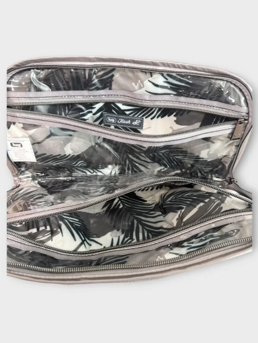 New! LUG - Flash SE Cosmetic Case in Metallic Pearl